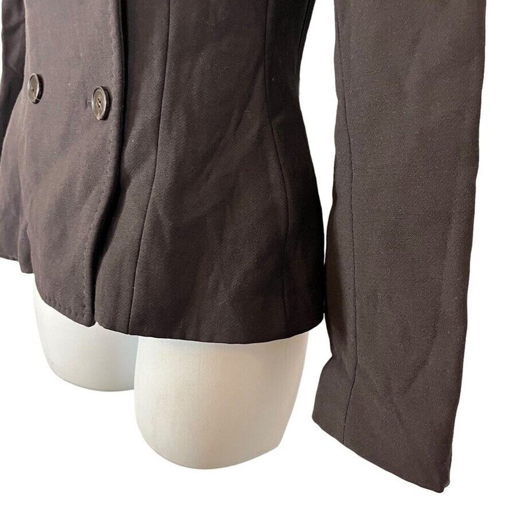 Dolce & Gabbana Womens Brown Wool Steampunk Whimsigoth Suit Jacket Blazer 40 / 4 - Picture 10 of 16